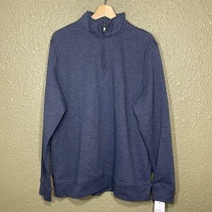 Croft \u0026 Barrow Shirts | Nwt Mens Croft \u0026 Barrow Quarter Zip Super Soft Fleece Pullover | Color: Blue | Size: L | Divine_Khaos72's Closet